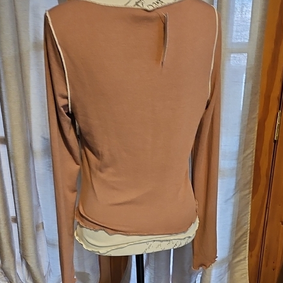 NWT Lush Soft Rust Top - Picture 3 of 5